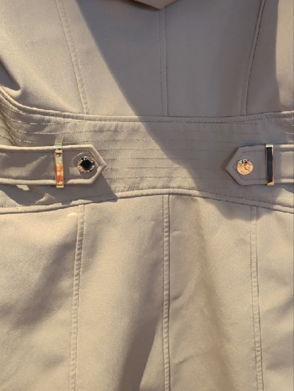 Via Spiga Camel Hooded Trench Coat with Leopard Lining - Picture 9 of 15